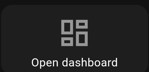 A Dashboard card that opens another dashboard